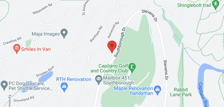 map of 415 SOUTHBOROUGH DRIVE